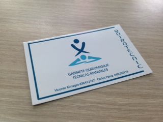 tarjetas para masajistas