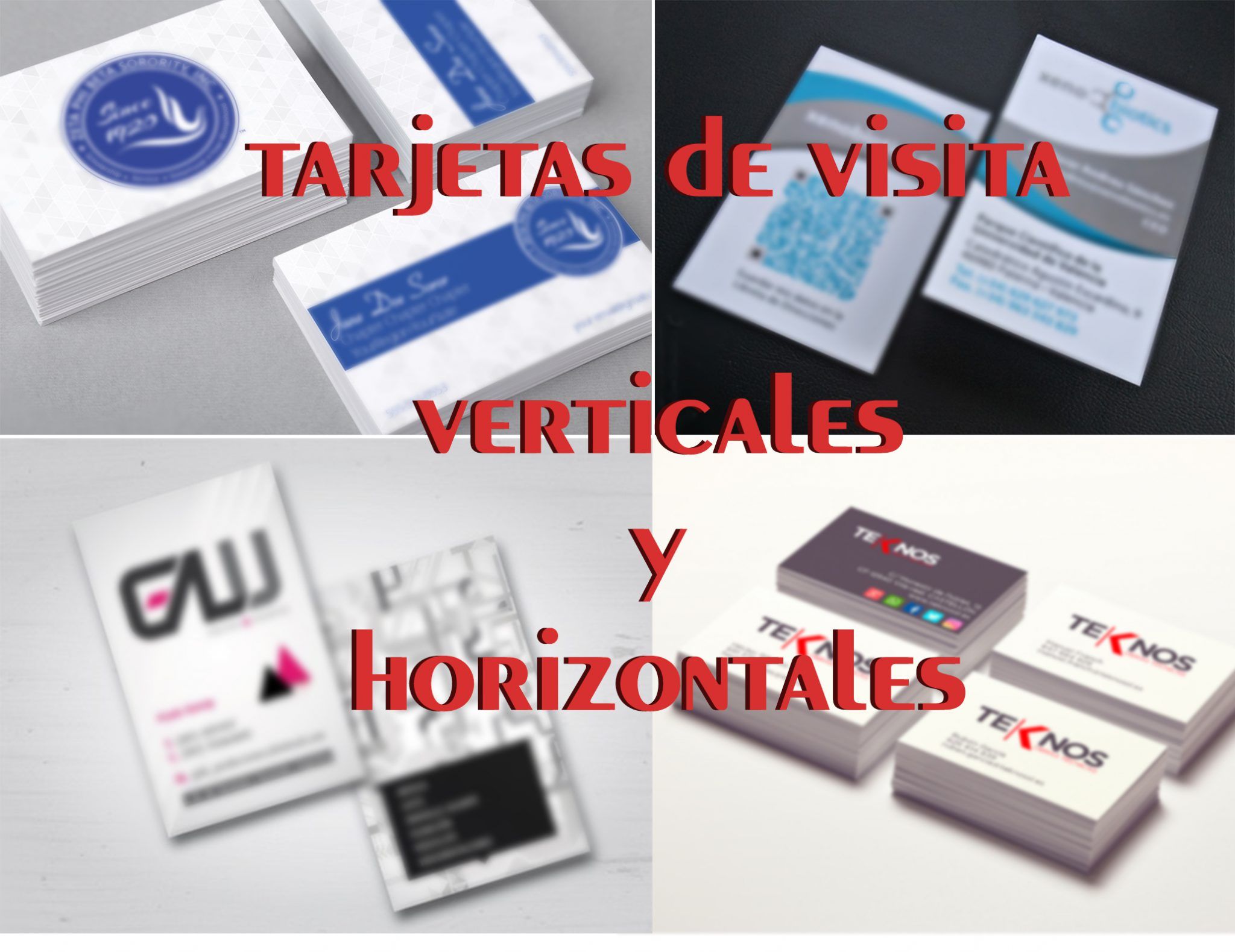 Hacer Tarjetas de visita